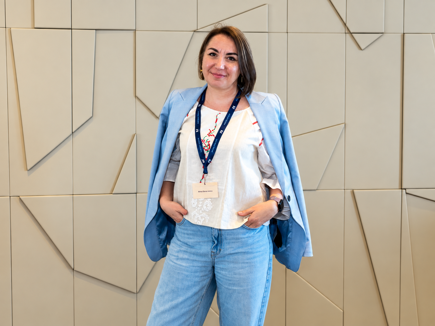 Alina Iancu attending a professional event